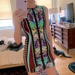 Clover Canyon abstract tiger print dress